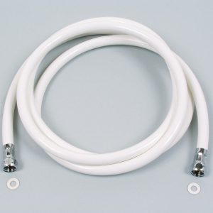 Cev za prhanje bela 1,5 m, 3/8" x 1/2"