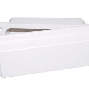 Napajalna loputa ohišja - bela