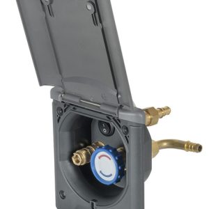 Servisna vtičnica za zunanji tuš - bela