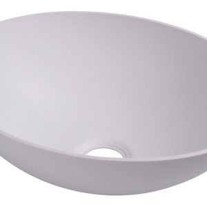 Umivalnik - ovalen - bel