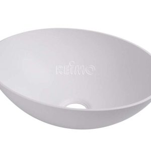 Ovalni umivalnik, bel, dimenzije: 400x290 mm, V135 mm