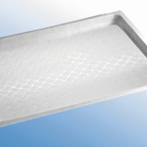 Plastični pladenj za prhanje - zelo velik - bel