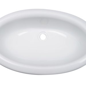 Ovalni umivalnik 450 x 275 mm, bel