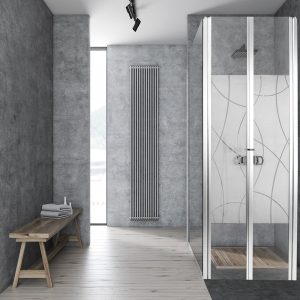 Vrata za prho iz PMMA - 2 panela