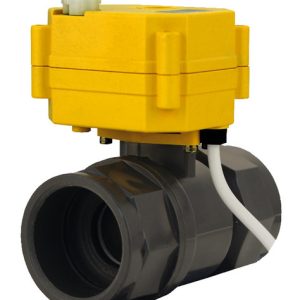 Električni krogelni ventil 1" - 40 mm - Plastika