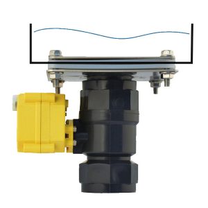 Električni kroglični ventil za neposredni priključek na rezervoar - 40 mm