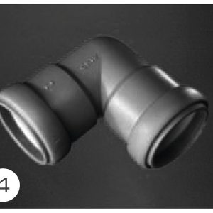 Sistem cevi za odpadno vodo 28 mm z gumijastim tesnilom