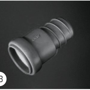 Prehodni kos iz cevi na spiralno cev