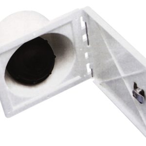 Polnilni vrat z zaklepom, ki ga je mogoče zakleniti