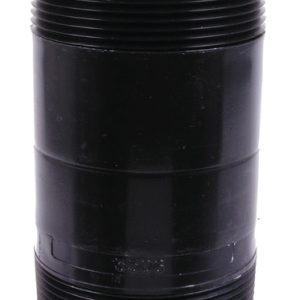 Cev z zunanjim navojem - 88 mm - Črna