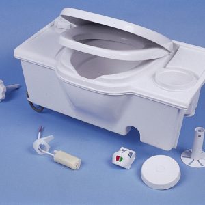 Thetford WC sedež s pokrovom C2 / C3 / C4 - Bela