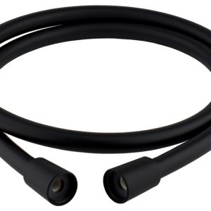 Cev za prhanje - črna tkanina