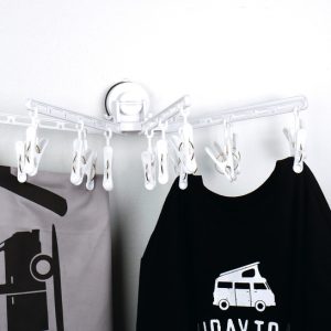 Držalo za perilo s priseskom, 525 x 305 x 152 mm, največ 2 kg