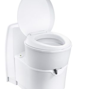 Kasetni WC C223-CS - Električno splakovanje - Bela - 18 litrov