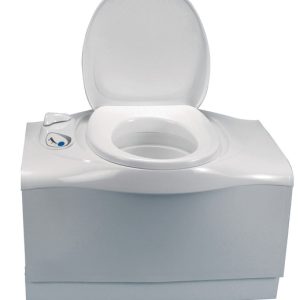 Električno kasetno stranišče C 403-L - belo - desno