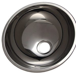 Okroglo pomivalno korito iz nerjavečega jekla 26cm