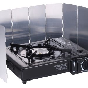 Zložljiva vetrna zavesa za aluminijaste štedilnike