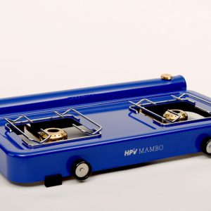 Alkoholni kuhalnik Mambo, 2 gorilnika, modri, 2x1 kW