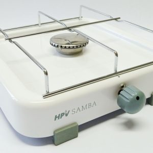 Plinski štedilnik Samba z varnostnim pilotom 1 gorilnik - bel - 30 mbar