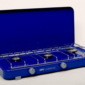 Plinski štedilnik Lambada s 3-plamenskim varnostnim pilotom - modri - 30 mbar