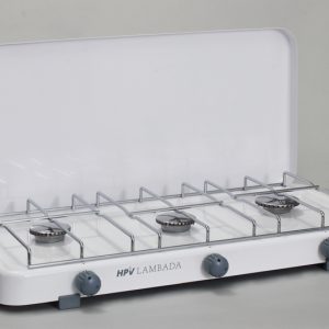 Plinski štedilnik Lambada s 3-plamenskim varnostnim pilotom - bel - 50 mbar