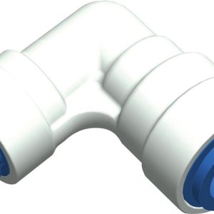 Kotni priključek modre barve za JohnGuest 12 mm / Uniquick 12 mm