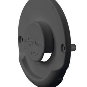 Antracitni zunanji del kamina za stensko nameščen kaminski komplet ZR 80