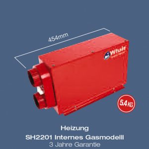 Vgradni plinski grelnik SH2201 - 2 kW