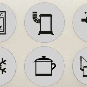 Nalepka blok za distribucijo plina - 6-kratna