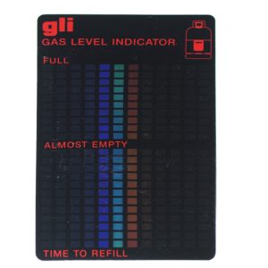 Indikator nivoja ogljikovega dioksida za plinsko jeklenko