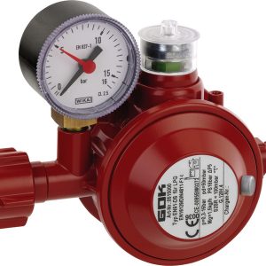 Regulator tlaka s toplotno zaporo in varnostnim ventilom - 50 mbar
