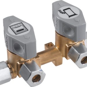 Razdelilni blok VK z 2 vtičnicama