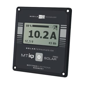 Univerzalni solarni daljinski prikazovalnik, MT iQ Solar Pro, črn, 95x90x22 mm