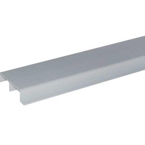 Dvojni kabelski kanal 12 mm, palica 2 m, svetlo siva