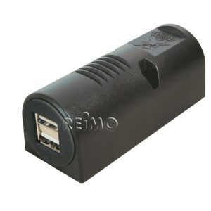 Površinska vtičnica USB 12/5V 5A z dvojnim USB 2x2,5A