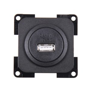 Ena vtičnica USB za polnjenje Barva: siva kot skrilavec