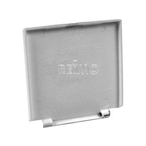 Večnamenski pokrov za zunanje vtičnice, srebrno-siv