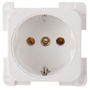 Vgrajena vtičnica 230 V, bela