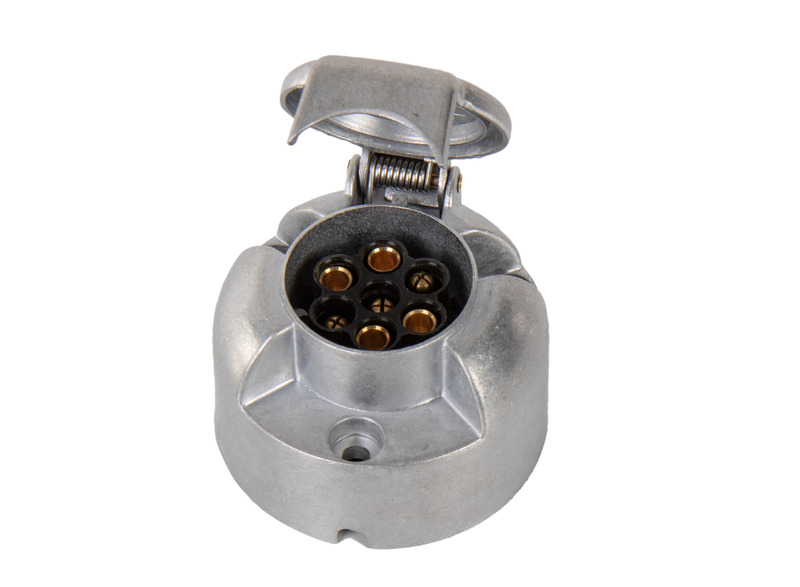 7-pinska kovinska vtičnica za prikolico - slika 2