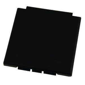 Rezervni kvadratni pokrov črne barve