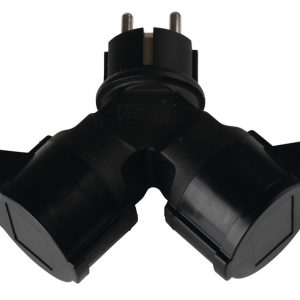 Carbest dvosmerni vtič Schuko