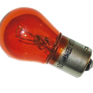 Nadomestna žarnica 12V/21W, rumena, BA15S