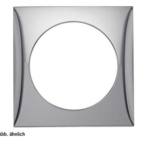 Berker INTEGRO okvir za vtičnico z eno vtičnico siv sijaj