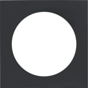 Berker INTEGRO Pure okvir za 1 vtičnico črna mat