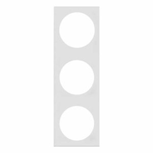 Berker INTEGRO Pure 3-kanalni okvir krom sijaj