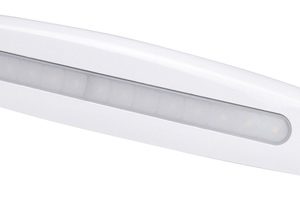 Svetilka za nadstrešek nad vrati - bela