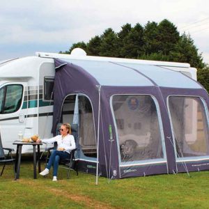 E-Sport Air 325 XL napihljiv delni šotor za počitniške prikolice