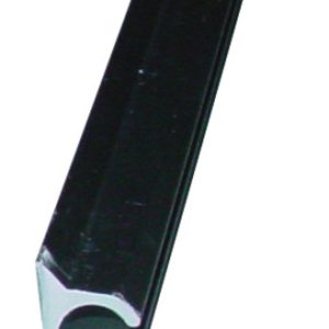 Keder profilna tirnica - srebrne barve - 2,5 m