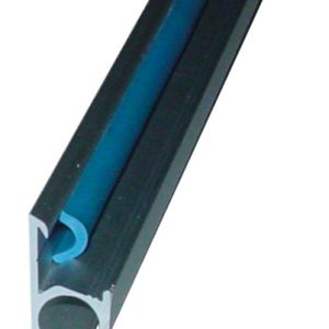 Aluminijasto vodilo Keder z vijačnim kanalom - 2,5 m