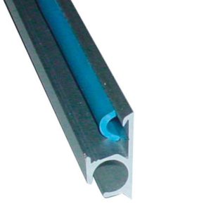 Aluminijasto vodilo Keder z vijačnim kanalom - 5 m